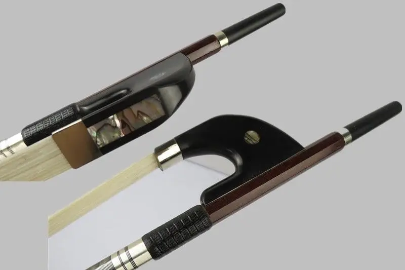 

High Grade profession Pernambuco Carbon fiber bass bow,copper mounted