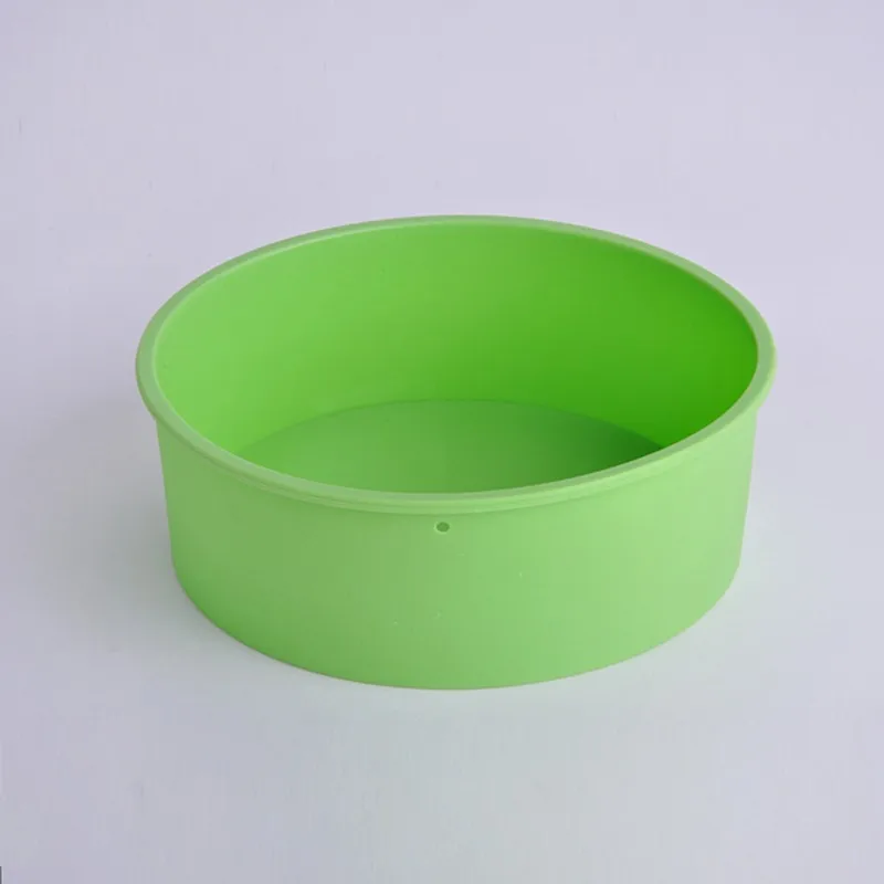 Большая круглая силиконовая форма для пирога сковородки форма противень Кухня DIY торты инструменты сковородки JH144