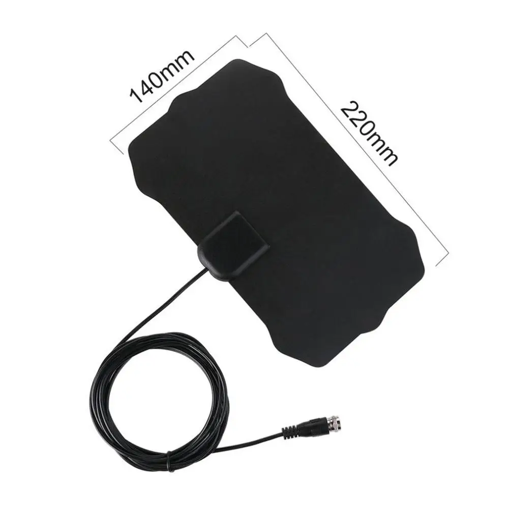 80 Miles 1080P Indoor Digital TV Antenna Signal Receiver Amplifier TV Radius Surf Fox Antena HDTV Antennas Aerial Mini DVB-T/T2
