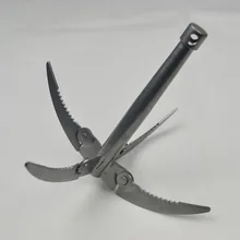 Крюк складные растения грабли Якорный нож летающие маленькие рыболовные снасти якорь товары для улицы