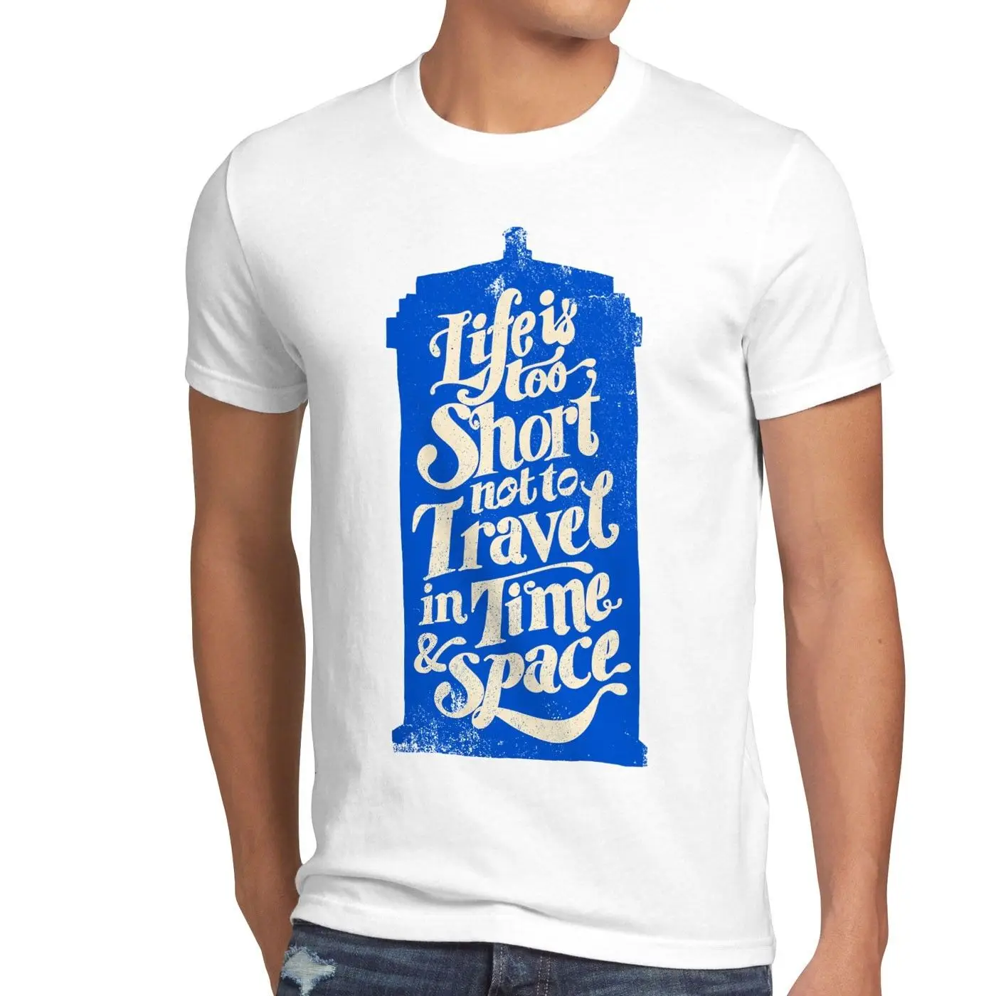 Футболка Time Who Herren doktor dalek dr. time tardis police box Doctor space tv Удобная футболка Повседневная с