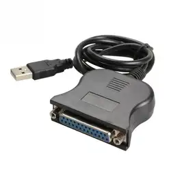 Принтер соединительный провод USB 1,1 к DB25 женский порт печати конвертер Кабель LPT 100% Совершенно новый и высококачественный кабель
