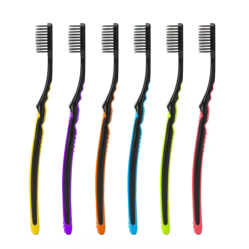 Бамбуковая зубная щетка Deep Clean Nano Escova De Dente Мягкая со щетиной гигиена полости рта