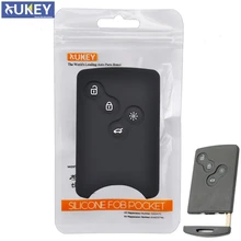 Подходит для RENAULT SCENIC CLIO LAGUNA MEGANE CAPTUR kappur KOLEOS DUSTER SANDERO TWINGO чехол FOB SHELL 4 кнопки силиконовый чехол для ключей