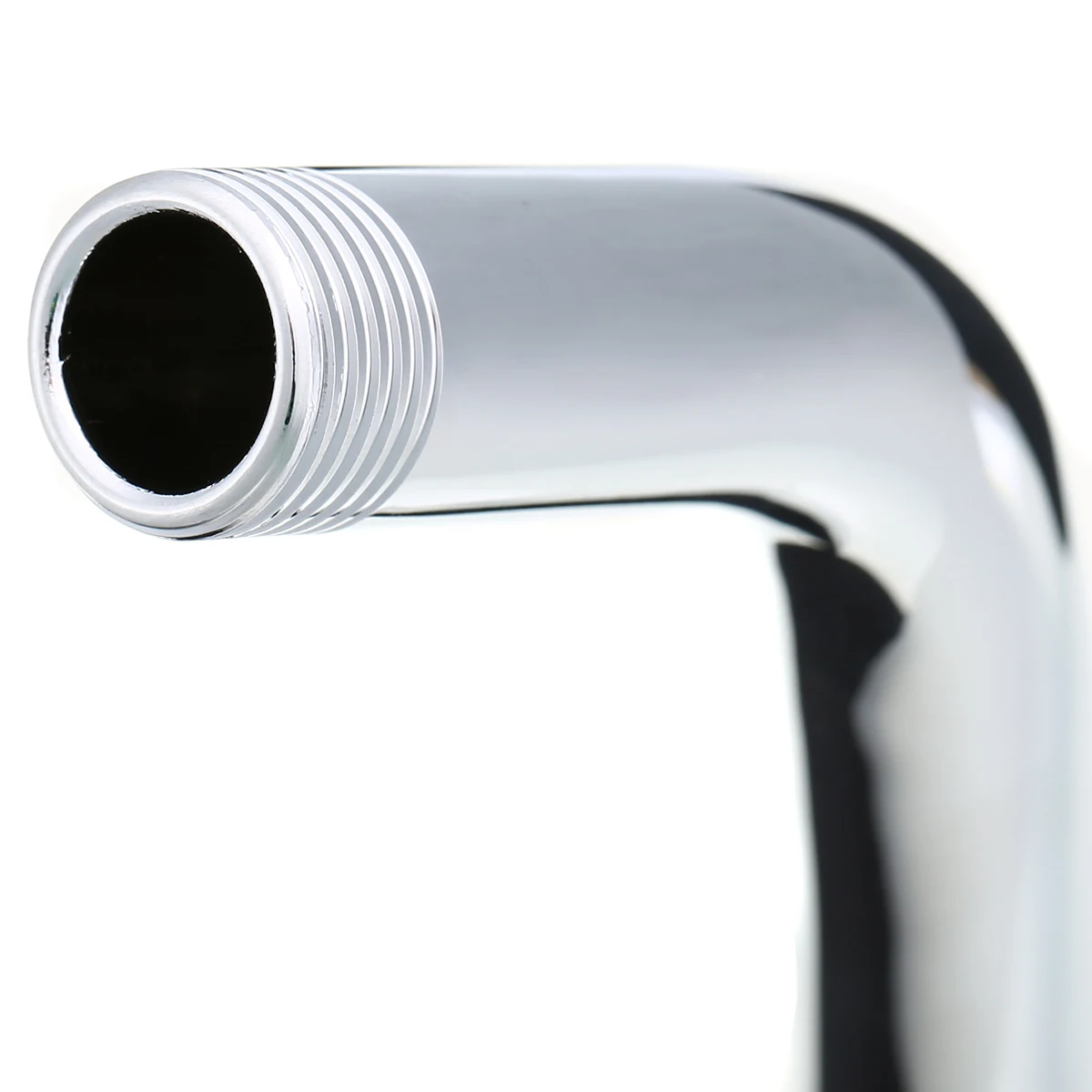 Mayitr Stainless Steel Shower Head Extension Pipe Showerhead Fixed Pipe Bathroom Wall Mounted Shower Arm 300mm