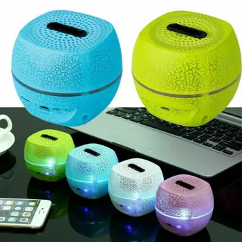 

Mini Bluetooth Speaker USB LED Light Bluetooth Wireless Portable Speaker Music Box Subwoofer Small 3B23