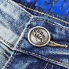 ABOORUN Summer Men's Cargo Denim Shorts Military Multi Pockets Biker Short Jeans for male x1358 4