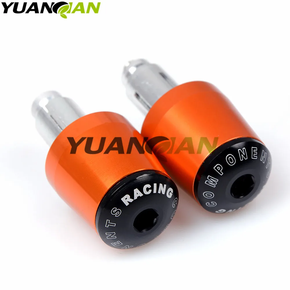 Black Hunter-Bike Motorcycle Handlebar Bar Ends Plugs Slider for Yamaha YZF R6 R 6S All Years and All 7//8 Handlebar Grips Motorbike