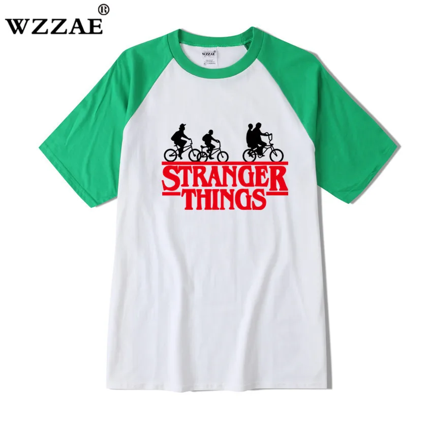 Новинка года! Новые мужские и женские футболки с надписью "Stranger Things Inspired". Модные хлопковые футболки и топы