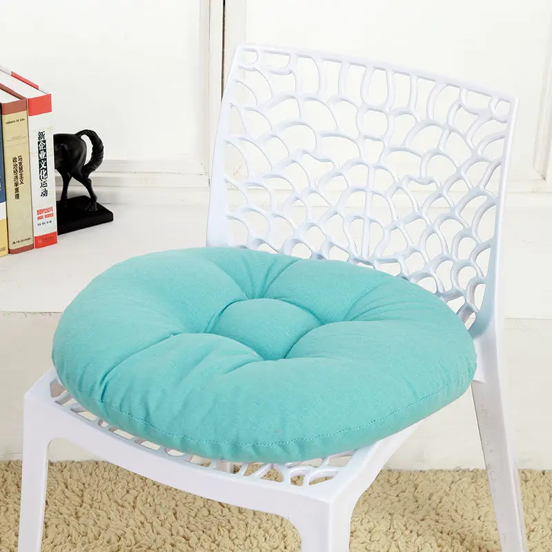 

Round Tatami Seat Pad Pure Color Chair Cushion For Office Home Decor Modern Soft Chair Pillow Back Cushions Dining Stool Pad Mat