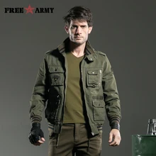 FREEARMY Marke Qualität Jacke Männer Military Jacke Winddicht Armee Schnecke Wind Stopper Wind Bomberjacke Männer Ms-6280A