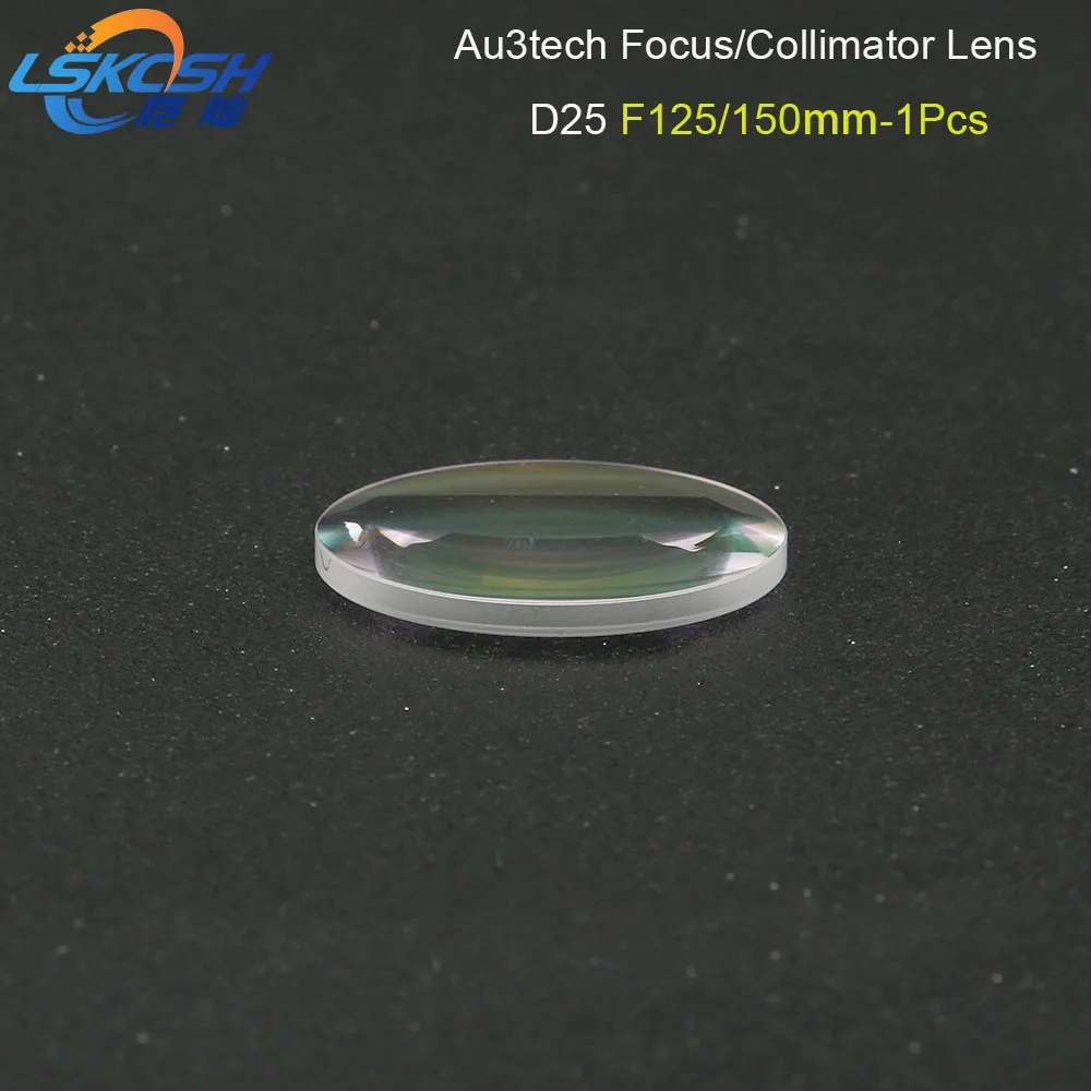 

LSKCSH Fiber Laser Collimator Lens/Focus Lens D25 F125/150mm 1pcs for Au3tech Fiber Laser cutting Head MC100-QCS Professional