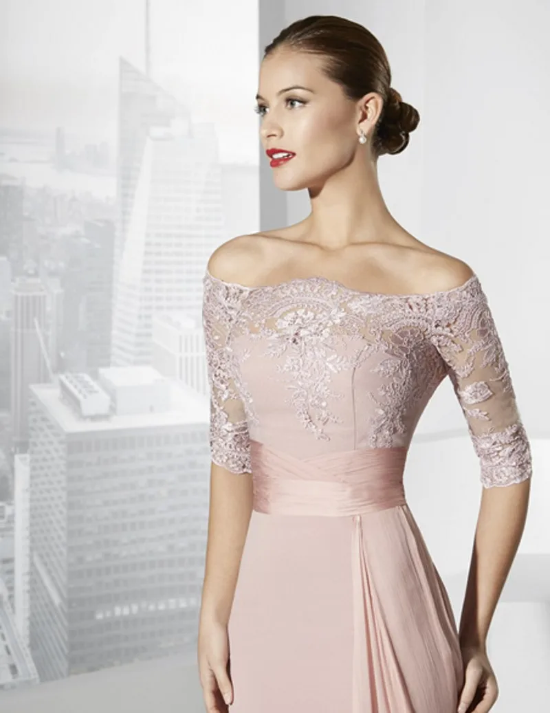 off the shoulder occasion dress