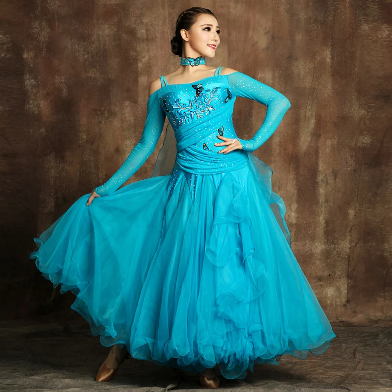 2018 Новое поступление новые танцевальные юбки Для женщин лайкра новые Дизайн женщина современный Вальс Танго платье/стандартные конкурс