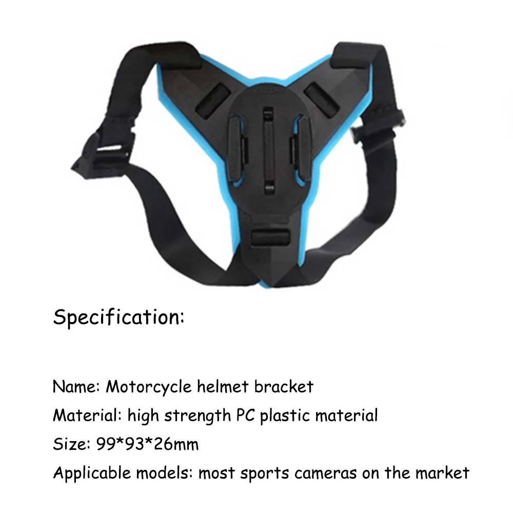 Мотоциклетный шлем подбородок адаптер шлем передний кронштейн для GoPro Hero 6 5 4 3 Session XiaomiYI 4K Аксессуары для экшн-камеры