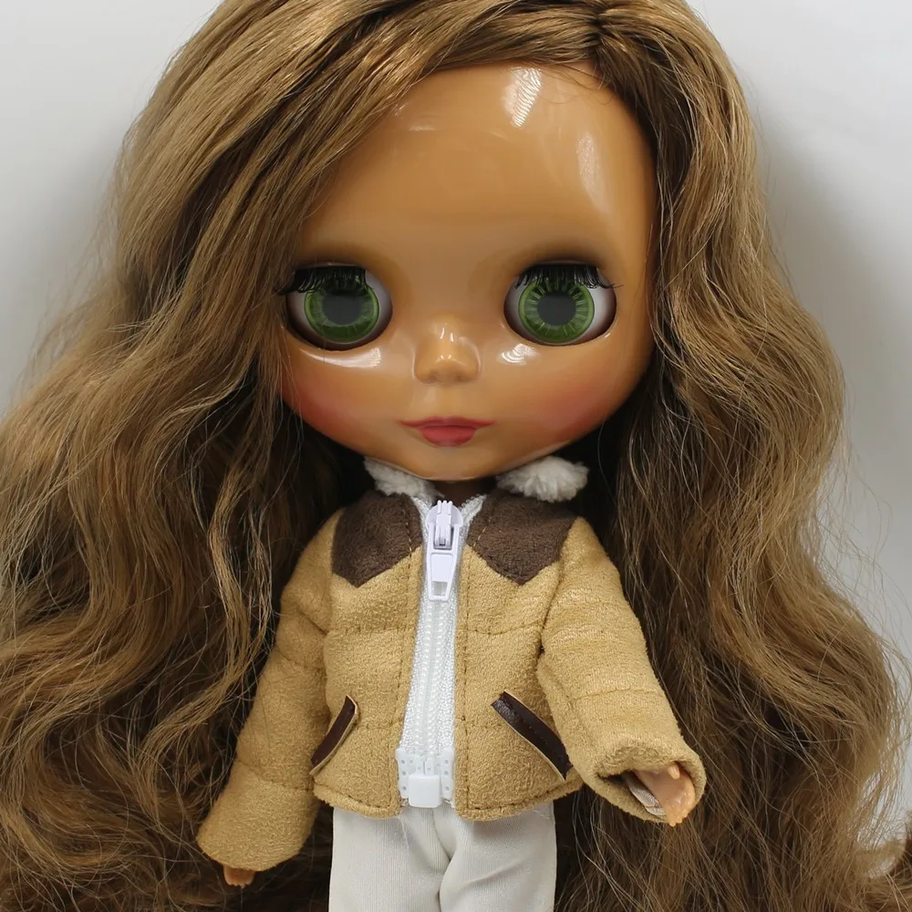 Blyth doll ледяная одежда Зимнее пальто рождественское пальто для куклы