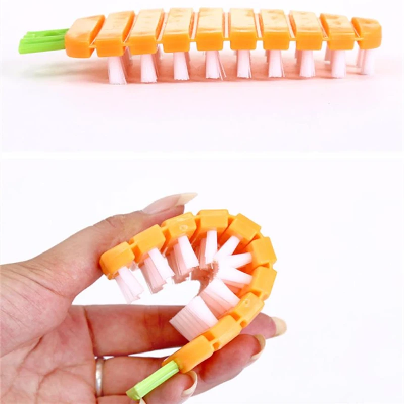  Cooking Concepts Kitchen Fruit and Vegetable Brush Veggie Scrubber Eco-Friendly easy Operation Clean Tool C0322#0              03