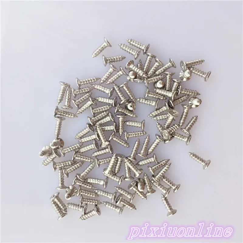 100pcs J250Y Flat Head Philip's Screws DIY Small Self-tapping Stainless Steel M2*8 High Quality On Sale | Инструменты