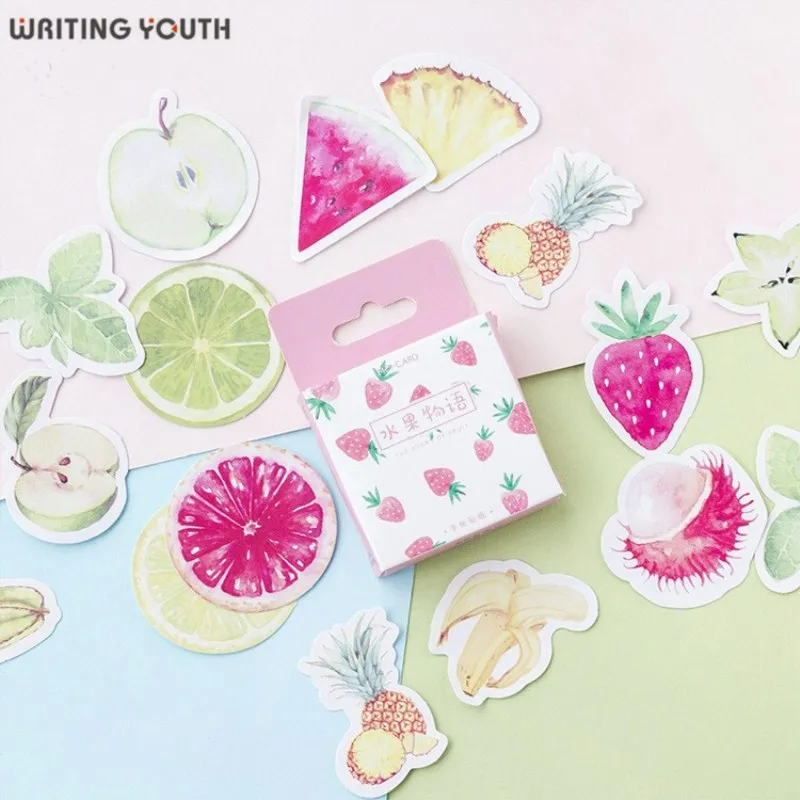

Creative Fruit Pattern Bullet Journal Stickers Scrapbooking DIY Diary Stickers Supplies Stationary Gift Supplies