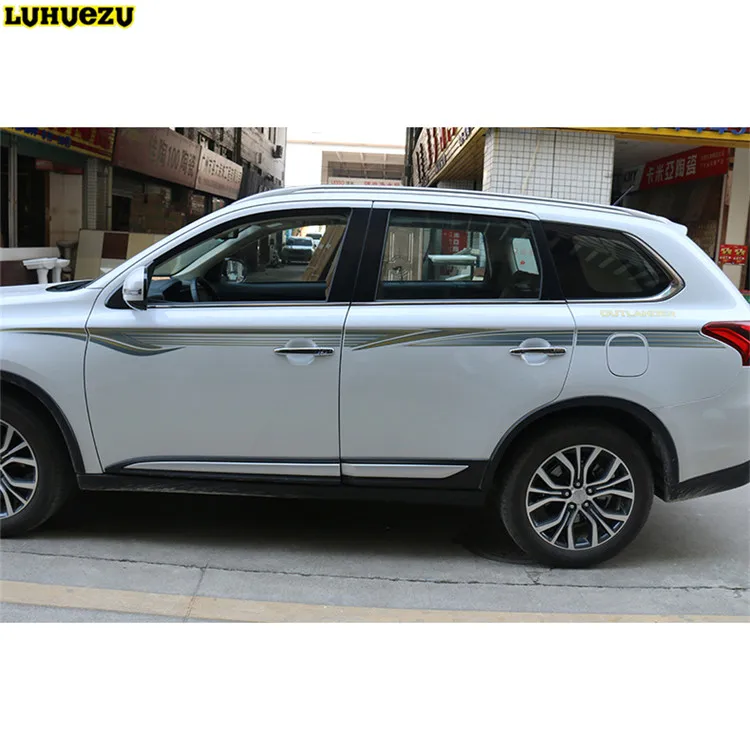 Стикер для кузова автомобиля 3 м OEM стикер Mitsubishi Outlander аксессуары 2015 2016 2017|mitsubishi