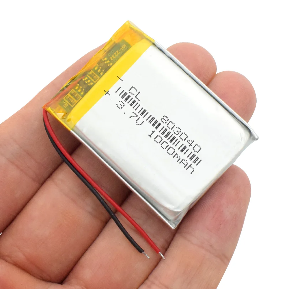 3,7 V 1000mAh 803040 литий-полимерный литий-ионный аккумулятор для MP4 MP5 gps psp мобильных карманных ПК электронных книг bluetooth 1~ 4 шт