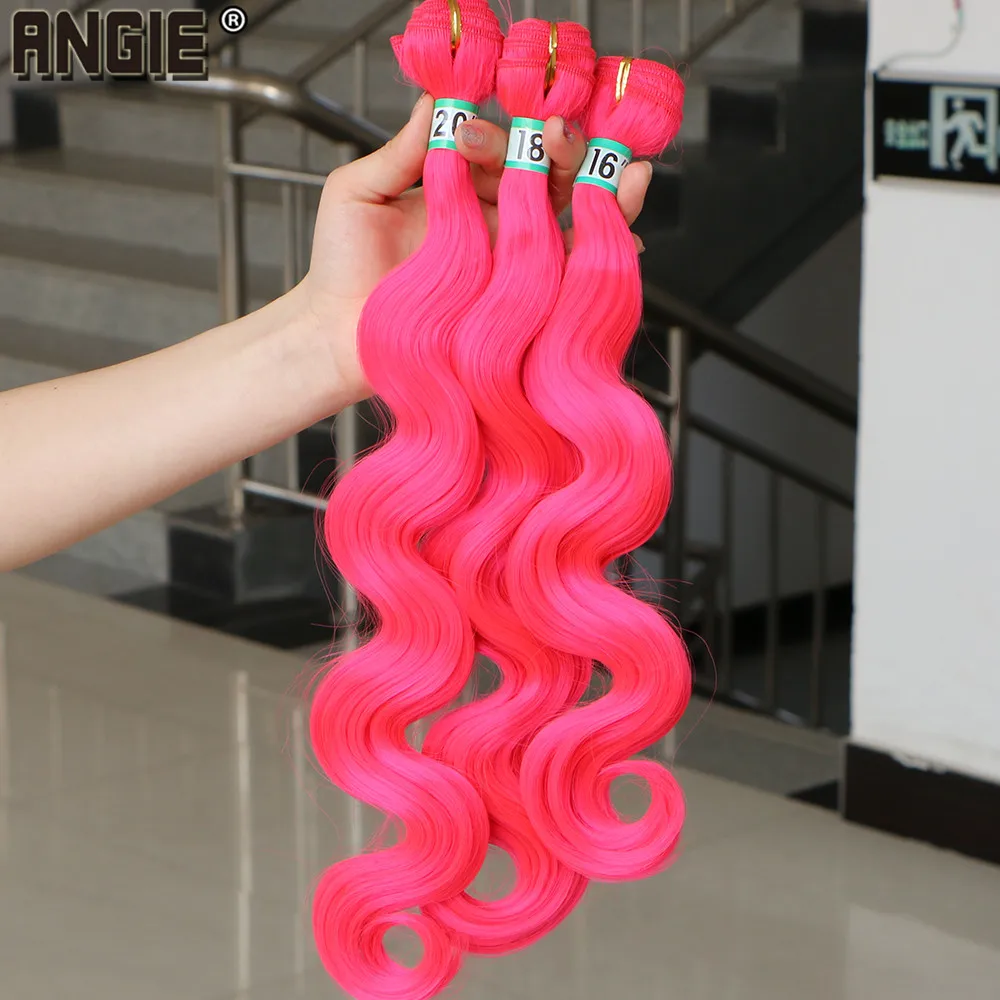 Tecer Cabelo Sintético 3 Pacotes Cor Única