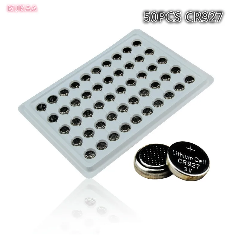 

50pcs CR927 3V Button Cell Battery DL927 BR927 ECR927 5011LC Lithium Lamps Hand Fidget Spinner Batteries New