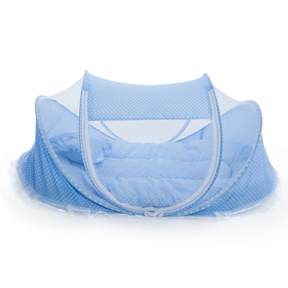 

Portable Type Kids Comfortable Babies Travel Bed Sealed Mosquito Net Mattress Pillow Mesh Bag