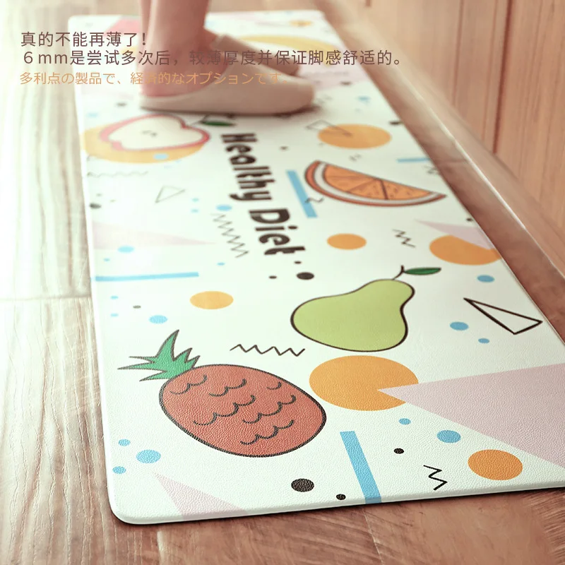 45X150 CM home wear-resistant non-slip mat anti-fatigue home waterproof oil-proof strip PVC leather office kitchen mat 45X150 CM home wear-resistant non-slip mat anti-fatigue home waterproof oil-proof strip PVC leather office kitchen mat