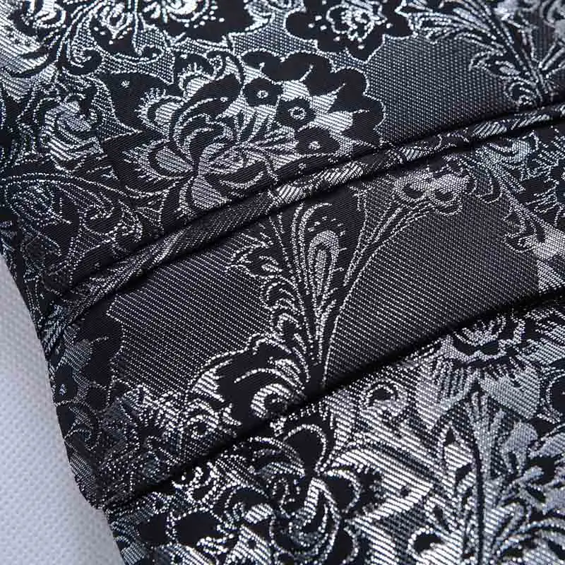 2019 autumn and winter new large size men's suit jacket high quality men's silver embroidery jacquard boutique suit dress 2019 autumn and winter new large size men's suit jacket high quality men's silver embroidery jacquard boutique suit dress