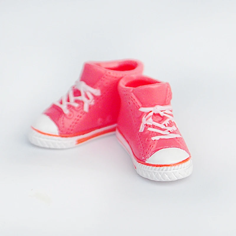 2 пар/лот Симпатичные карамельные цвета холщовая обувь для Blyth, Licca, Azone 1/6 аксессуары для кукольной одежды