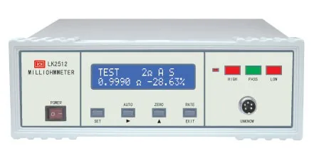 

Fast arrival LANKE LK2512B Digital DC Low Resistance Tester 0.01m ohms-19.99M ohms, Accuracy 0.01%