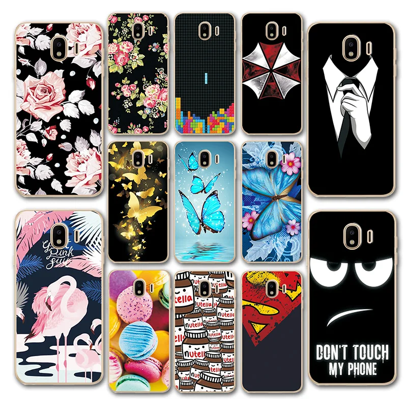 

12 Styles Various Case For Samsung J4 2018 Cover, Soft Silicone Cover For Samsung Galaxy J4 2018 Cover 5.5'' Inch Funda Capa