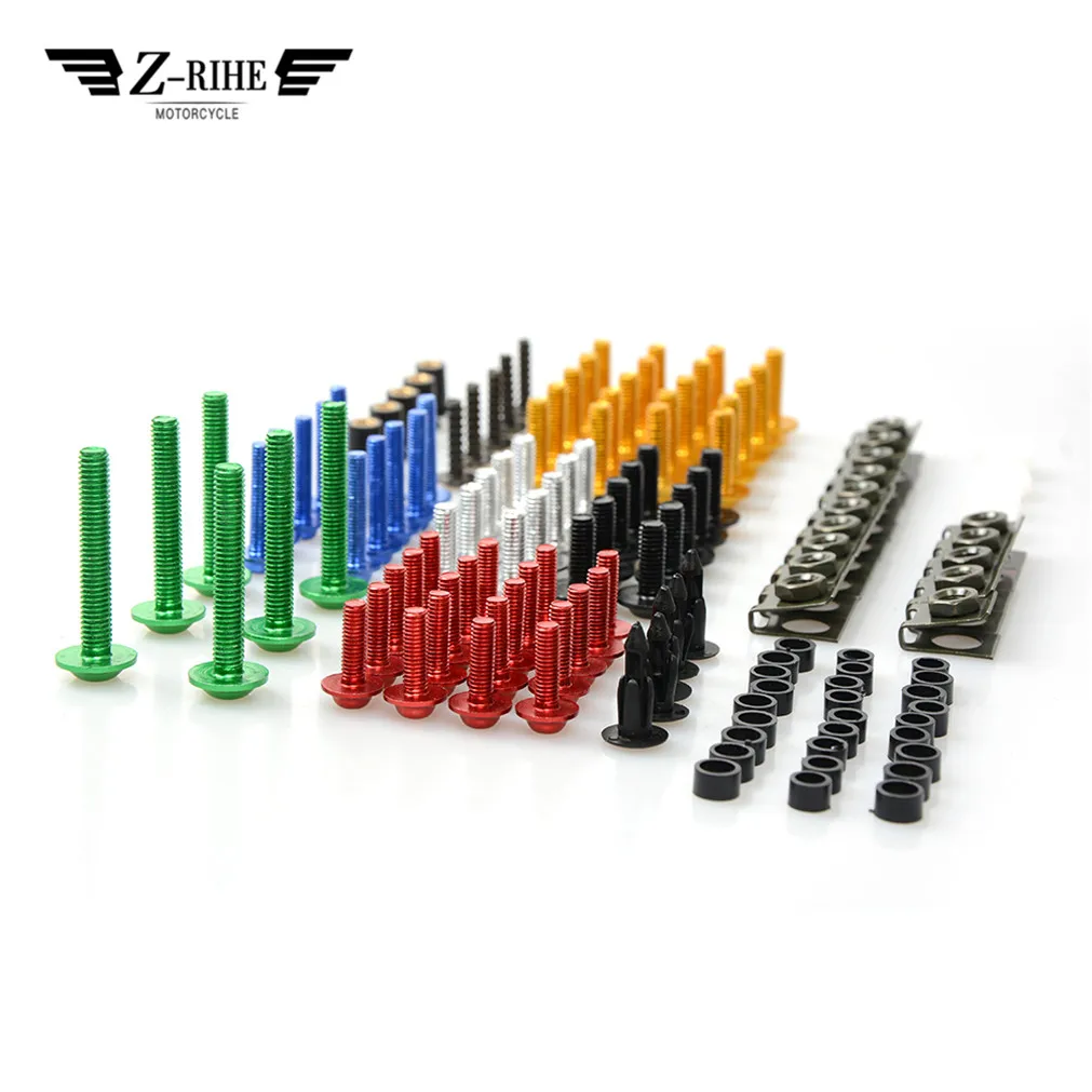 Полный обтекатель болт гайка комплект винт для Kawasaki Ninja 650R ER 6F 6N ER6F ER6N ninja300 ZX10R ZX11