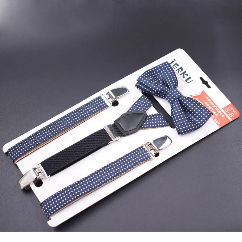 

Baby Suspenders Set 3 Clips Kids Braces Boy's Suspensorio No Elastic Adjustable Tirantes Bretelles 2.0*75cm New Fashion Design