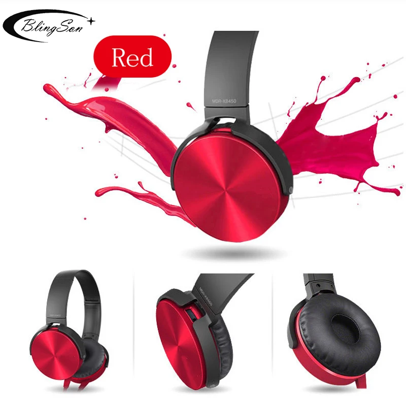Металлические складные наушники Hi Fi стерео гарнитура для ПК игровая 3 5 мм с