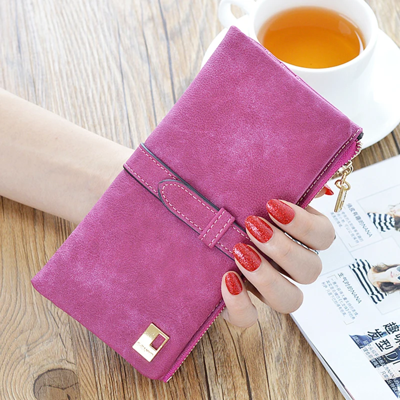 

Luxury Designer Women's Purse Women Wallet Female Long Clutch Bag Card Holder Hasp Pu Leather Ladies Wallets WWS075