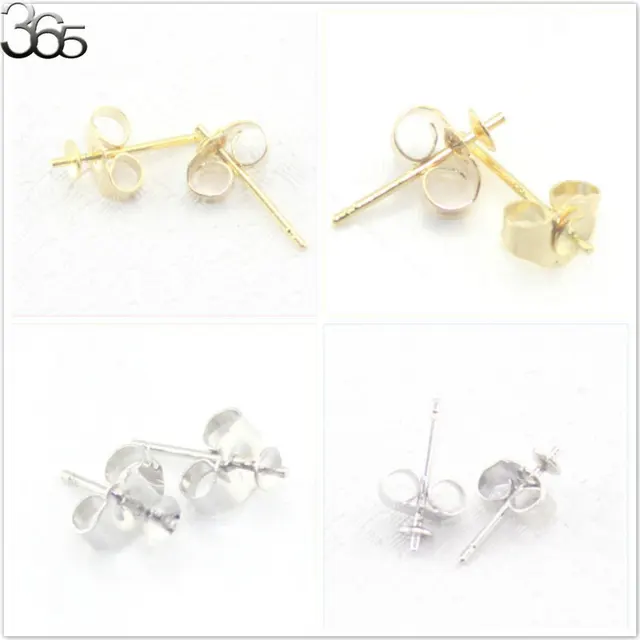 Free Fast Shipping Whole 2pcs Lot 14k Gold Filled Ear Pin Pairs Free Fast Shipping Whole 2pcs Lot 14k Gold Filled Ear Pin Pairs Stud Earrings Jewelry Making