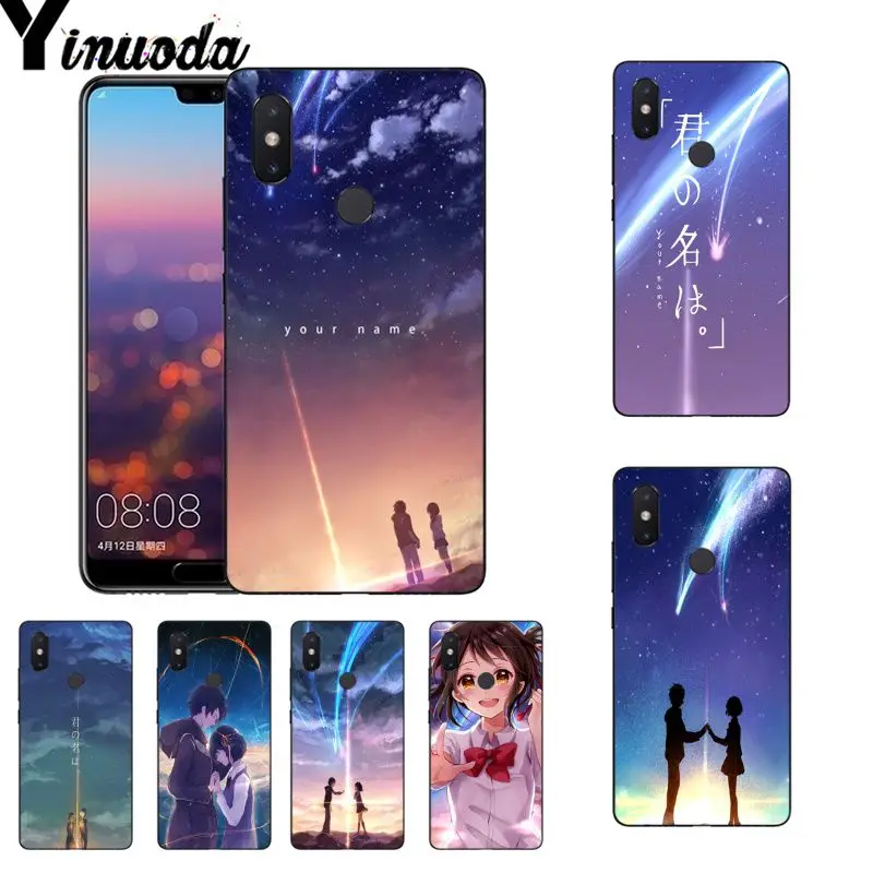 Чехол Yinuoda кимононава с вашим именем для телефона японским аниме Xiaomi Mi 6 Mix2 Mix2S Note3 8