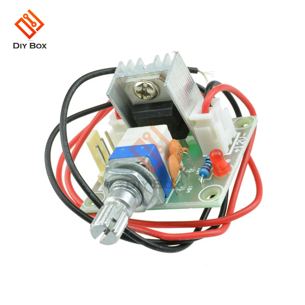 

LM317 DC-DC 3.25-15V To 1.25V-13V Linear Converter Buck Voltage Regulator Board Speed Control Module Automatic Protection