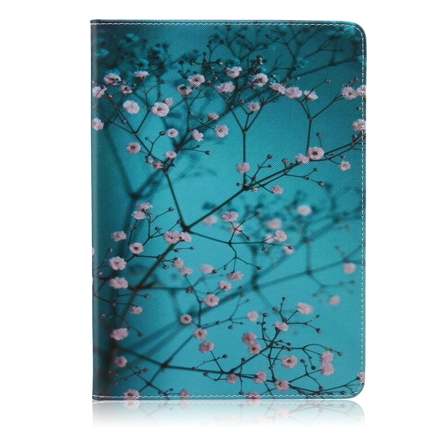 Cute Cartoon Giraffe PU Leather Stand Case Cover with Card Slots