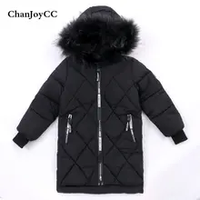 ChanJoyCC Winter Hot Sale Children’s Coat Baby Boys Long Sleeve Fashion Windproof Thickening Warm Long Outerwear For Kids