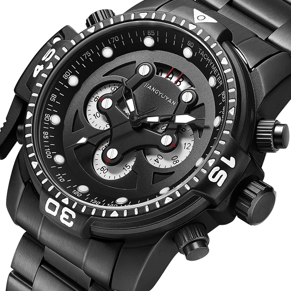 

Mens Watches Top Brand Luxury Fashion Quartz Watch Men Business Military Chronograph Clock Relogio Masculino erkek kol saati