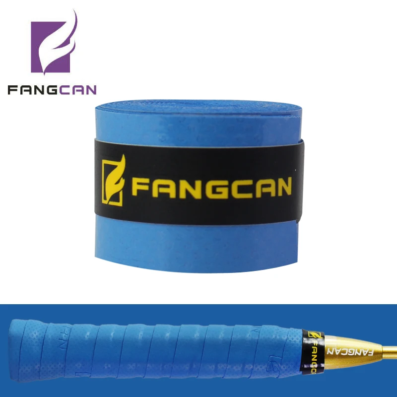 1 шт. FANGCAN Stiletto PU Grip Badminton Grip Нескользящая поглощающая пот искусственная Теннисная ракетка для бадминтона 7 цветов