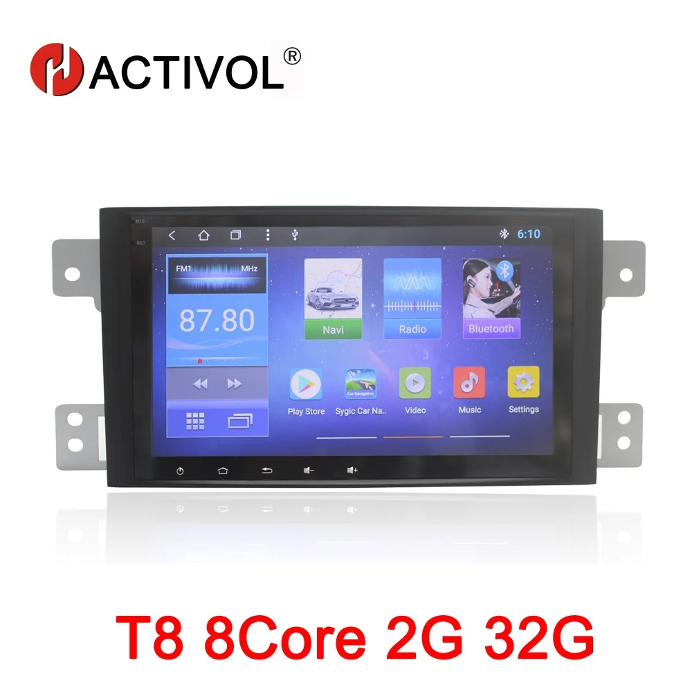 

HACTIVOL 8Core Car radio for SUZUKI Grand Vitara Nomade 2005-2011 Android 8.1 car dvd player gps navigation 2G RAM 32G ROM