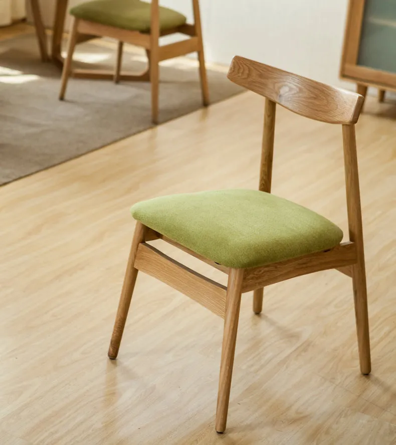 Коммерческие стулья для кафе мебель для кафе из твердой древесины+ кожа/хлопок кофейный стул из ткани обеденный стул шезлонг минималистичный 56*42*78 см