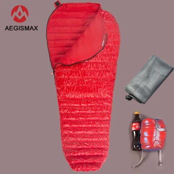 

New AEGISMAX MINI upgra Nano Series Outdoor Camping Ultra Light Down Sleeping Bag Mummy Spring Autumn Goose Down Sleeping Bag
