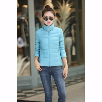 

New Winter Short Coat Women Fashion Solid Casual Thick Down Jacket Female Slim fit Parkas jaqueta feminina inverno z30