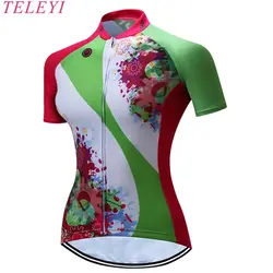 TELEYI Лето для женщин гоночный велосипед Pro Team велосипедная форма/Ropa Ciclismo полиэстер дышащая одежда MTB для велосипедистов майки спортивные T #04