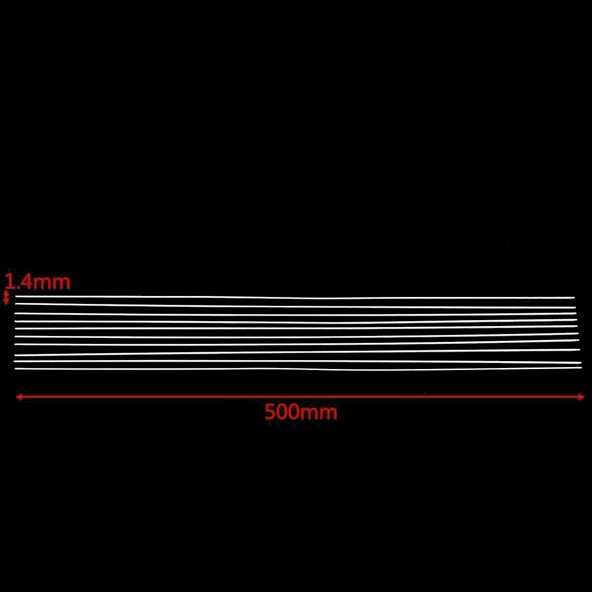 10 шт. сварки прутки 1,4 мм X 500 мм Алюминий низкая Температура ремонт металла Сварка, пайка стержень с коррозии сопротивление